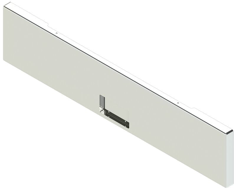 BUMPER FOR PETERBILT 379, 378, 357 1987-2007 20" BOXED END CHROME WITH NO MOUNTING HOLES AND FRENCHED IN LICENSE PLATE BOX, WITH UNIVERSAL BRACKETS THAT FIT CB, CQ, FD, FE ,HA, HC, GO