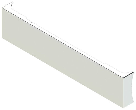 BUMPER FOR PETERBILT 379, 378, 357 1987-2007 20" AMERICAN EAGLE BOXED END WITH 8" EARS STAINLESS STEEL WITH NO MOUNTING HOLES AND WITH UNIVERSAL BRACKETS THAT FIT CB, CQ, FD, FE ,HA, HC, GO