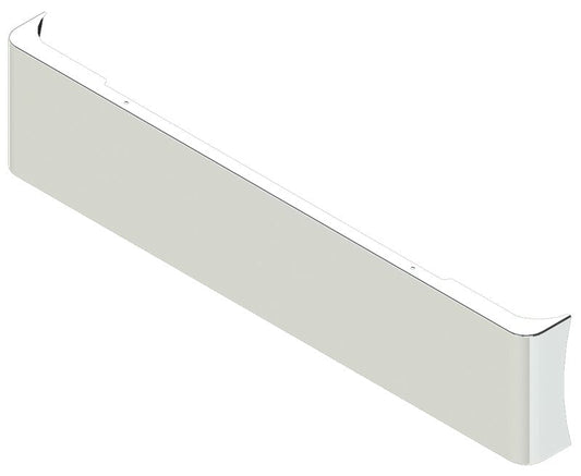 BUMPER FOR PETERBILT 379, 378, 357 1987-2007 20" AMERICAN EAGLE ROLLED END WITH 8" EARS CHROME WITH NO MOUNTING HOLES AND WITH UNIVERSAL BRACKETS THAT FIT CB, CQ, FD, FE ,HA, HC, GO