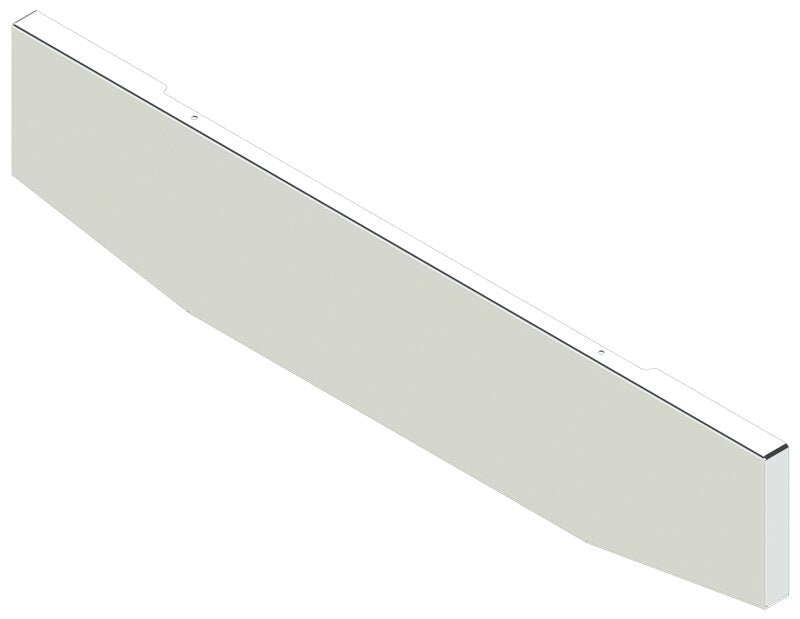 BUMPER FOR PETERBILT 379, 378, 357 1987-2007 20" BOXED END TAPER CHROME WITH NO MOUNTING HOLES AND WITH UNIVERSAL BRACKETS THAT FIT CB, CQ, FD, FE ,HA, HC, GO