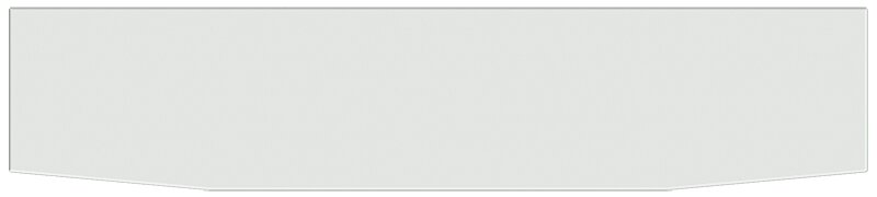 BUMPER FOR PETERBILT 379, 378, 357 1987-2007 WITH NO MOUNTING HOLES AND WITH UNIVERSAL BRACKETS THAT FIT CB, CQ, FD, FE ,HA, HC, GO