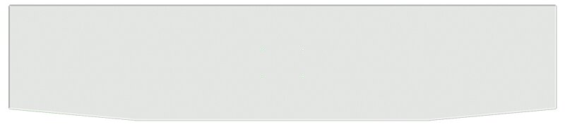 BUMPER FOR PETERBILT 379, 378, 357 1987-2007 WITH NO MOUNTING HOLES AND LICENSE PLATE HOLES, WITH UNIVERSAL BRACKETS THAT FIT CB, CQ, FD, FE ,HA, HC, GO