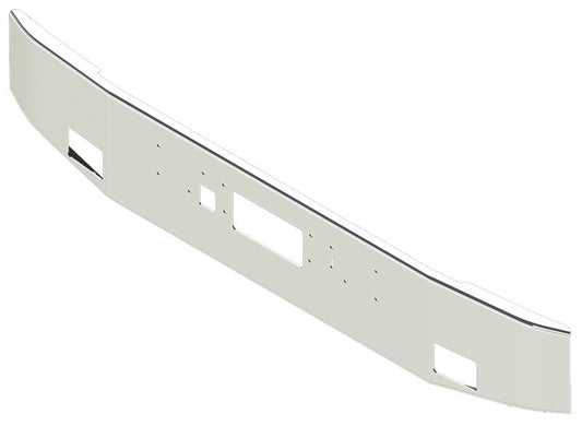 BUMPER FOR PETERBILT 375 CONVENTIONAL 1987-1994 16" TAPER ROLLED END CHROME