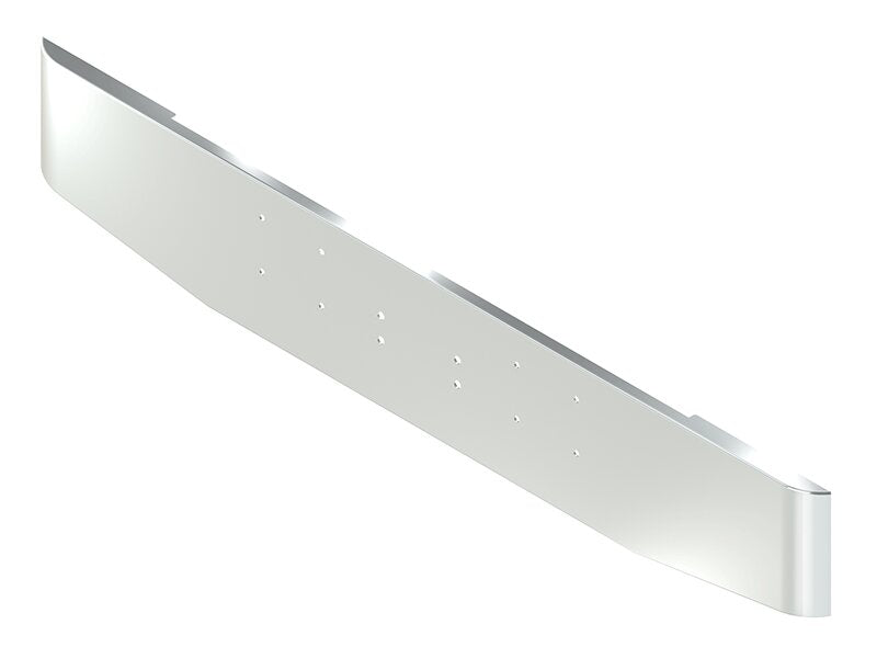 BUMPER FOR PETERBILT LOGGER 1973-1986 16" TAPER ROLLED END CHROME WITH TOW HOLE