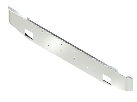 BUMPER FOR PETERBILT LOGGER 1987-2007 12" TAPER ROLLED END CHROME