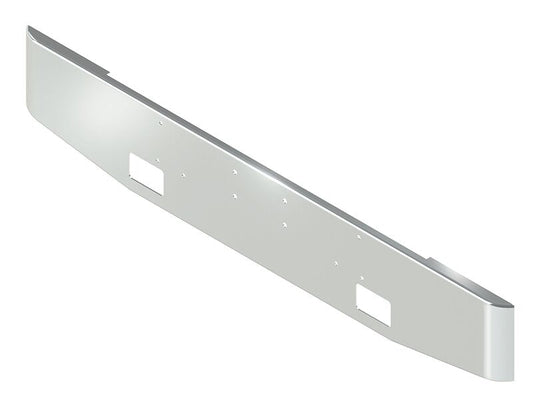 BUMPER FOR PETERBILT LOGGER 1987-2007 16" TAPER ROLLED END CHROME