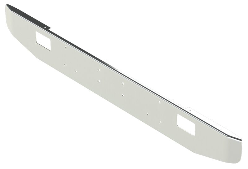 BUMPER FOR PETERBILT LOGGER 1987-2007 12" TAPER ROLLED END CHROME