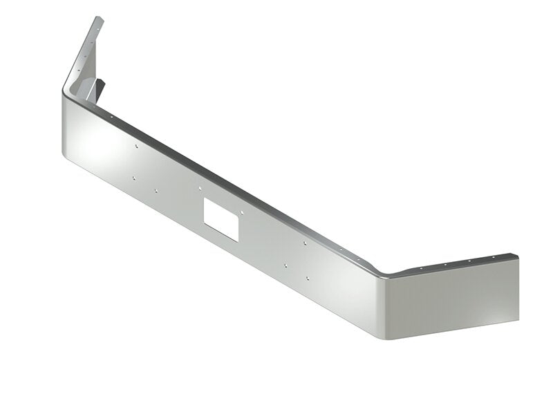 BUMPER FOR PETERBILT 357, 378 SETBACK AXLE 1987-2004 12" OPEN END CHROME WITH TOW HOLE