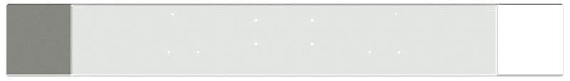 BUMPER FOR PETERBILT 357, 378 SETBACK AXLE 1987-2004 12" OPEN END CHROME WITH EXTERIOR BOLT ON HITCH HOLES