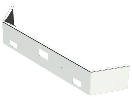 BUMPER FOR PETERBILT 357, 378 SETBACK AXLE 1987-2004 16" OPEN END CHROME