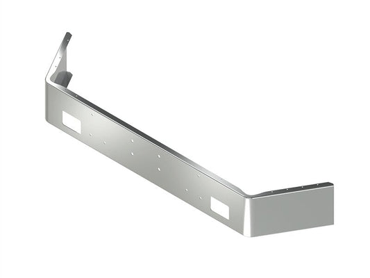 BUMPER FOR PETERBILT 357, 378 SETBACK AXLE 1987-2004 12" OPEN END CHROME