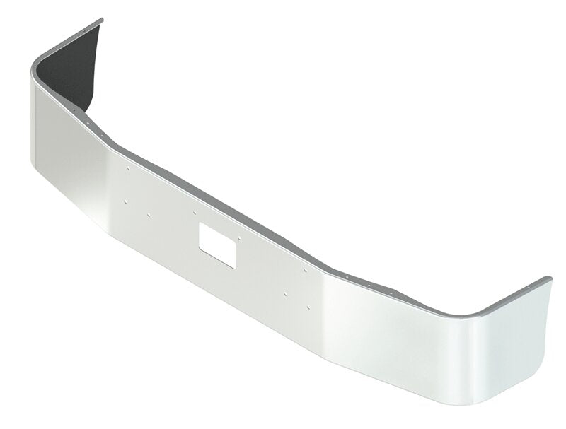 BUMPER FOR PETERBILT 377 WITH 119" BBC SETBACK AXLE 1987-1997 & 377AE SEBACK AXLE 1970-1990 16" SETBACK AXLE CHROME WITH TOW HOLE