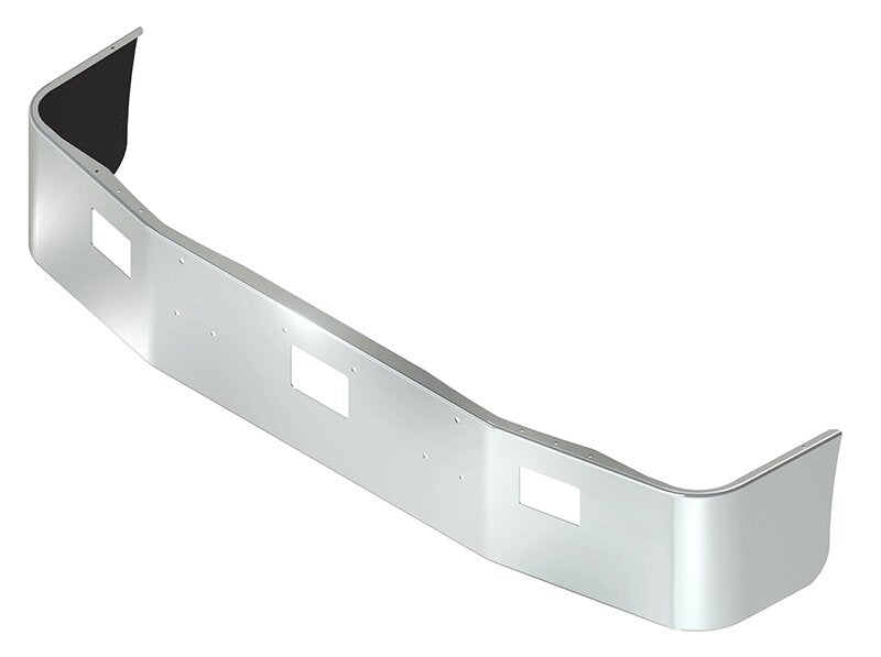 BUMPER FOR PETERBILT 377 WITH 119" BBC SETBACK AXLE 1987-1997 & 377AE SEBACK AXLE 1970-1990 16" SETBACK AXLE CHROME