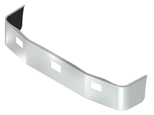 BUMPER FOR PETERBILT 377 WITH 119" BBC SETBACK AXLE 1987-1997 & 377AE SEBACK AXLE 1970-1990 16" SETBACK AXLE CHROME