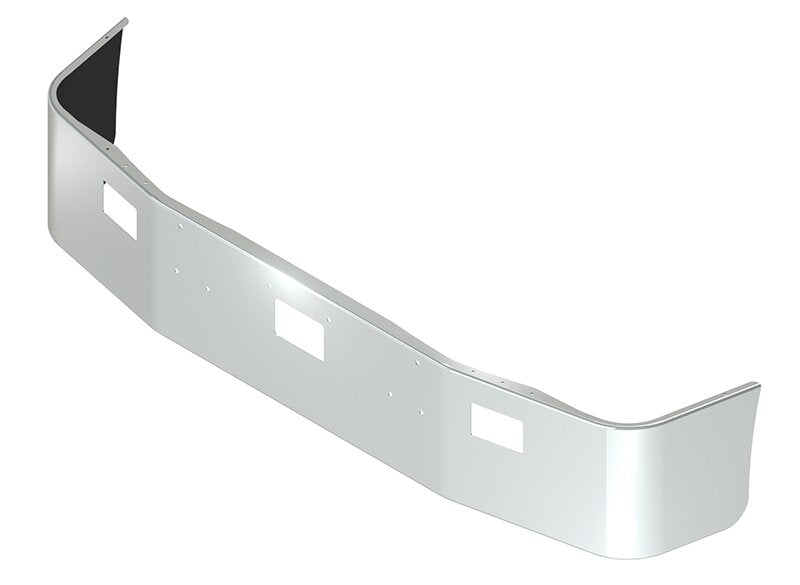 BUMPER FOR PETERBILT 377 WITH 119" BBC SETBACK AXLE 1987-1997 & 377AE SEBACK AXLE 1970-1990 18" SETBACK AXLE CHROME