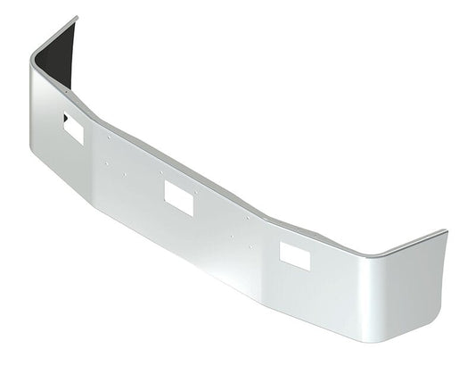 BUMPER FOR PETERBILT 377 WITH 119" BBC SETBACK AXLE 1987-1997 & 377AE SEBACK AXLE 1970-1990 20" SETBACK AXLE CHROME