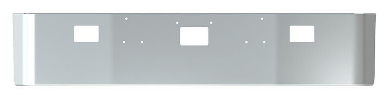 BUMPER FOR PETERBILT 377 WITH 119" BBC SETBACK AXLE 1987-1997 & 377AE SEBACK AXLE 1970-1990 20" SETBACK AXLE CHROME