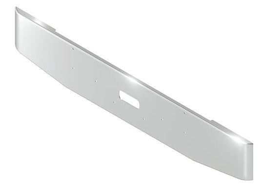BUMPER FOR PETERBILT 362 CABOVER 1981-2000 16" TAPER ROLLED END CHROME WITH TOW HOLE