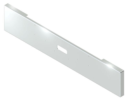 BUMPER FOR PETERBILT 362 CABOVER 1981-2000 18" BOXED END CHROME WITH TOW HOLE