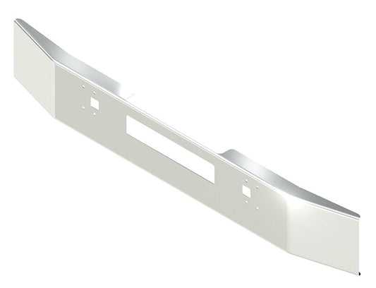 BUMPER FOR PETERBILT 320, 520 CABOVER 1990-2007 14" OPEN END CHROME WITH TOW HOLE & VENT HOLES
