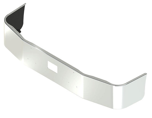 BUMPER FOR PETERBILT 377 WITH 120" BBC / 122" BBC SETBACK AXLE 1997-2007 & 385 WITH 120" SETBACK AXLE 1997-2007 16" SETBACK AXLE CHROME WITH TOW HOLE