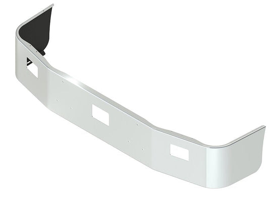 BUMPER FOR PETERBILT 377 WITH 120" BBC / 122" BBC SETBACK AXLE 1997-2007 & 385 WITH 120" SETBACK AXLE 1997-2007 16" SETBACK AXLE CHROME