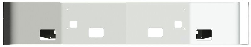 BUMPER FOR PETERBILT 587 SETBACK AXLE 2012-2022 16" SETBACK AXLE CHROME
