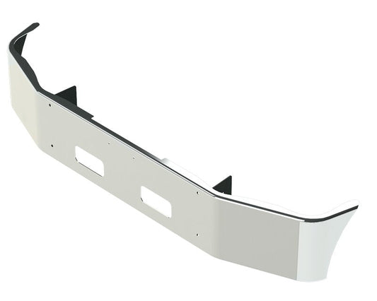 BUMPER FOR PETERBILT 348 SET FORWARD AXLE 2010-2022 12" SET FORWARD AXLE CHROME WITH TOW HOLE