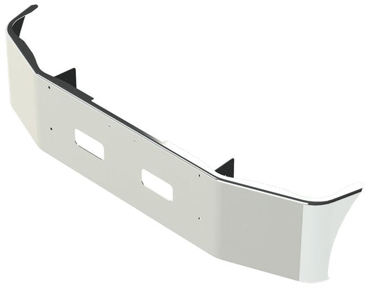 BUMPER FOR PETERBILT 348 SET FORWARD AXLE 2010-2022 18" SET FORWARD AXLE CHROME WITH TOW HOLE