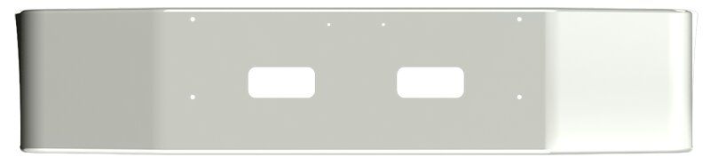 BUMPER FOR PETERBILT 348 SET FORWARD AXLE 2010-2022 18" SET FORWARD AXLE CHROME WITH TOW HOLE