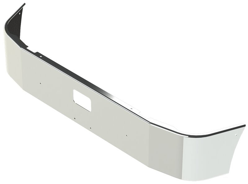 BUMPER FOR PETERBILT 335HD, 340HD SET FORWARD AXLE 2006-2014 16" SET FORWARD AXLE CHROME WITH TOW HOLE