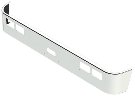 BUMPER FOR PETERBILT 362E SET FORWARD AXLE 1975-1999 12" SET FORWARD AXLE CHROME