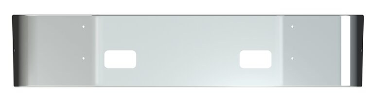 BUMPER FOR PETERBILT 387 SETBACK AXLE 2002-2011 18" SETBACK AXLE CHROME WITH TOW HOLE