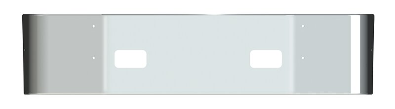 BUMPER FOR PETERBILT 387 SETBACK AXLE 2002-2011 20" SETBACK AXLE STAINLESS STEEL WITH TOW HOLE