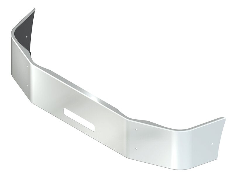 BUMPER FOR PETERBILT 387 SETBACK AXLE 2002-2011 16" SETBACK AXLE CHROME WITH CENTER STEP HOLE