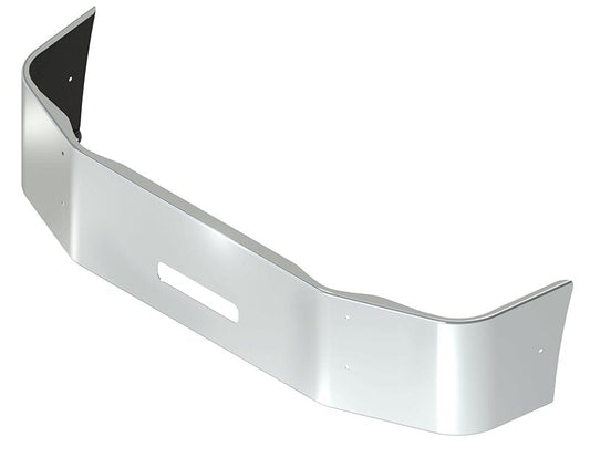 BUMPER FOR PETERBILT 387 SETBACK AXLE 2002-2011 18" SETBACK AXLE CHROME WITH CENTER STEP HOLE