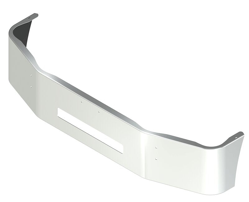 BUMPER FOR PETERBILT 330, 335, 337, 340, 348 SETBACK AXLE 2006-2014 16" SETBACK AXLE CHROME WITH TOW HOLE