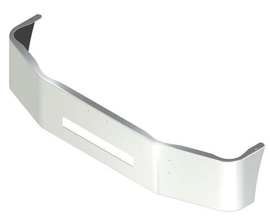 BUMPER FOR PETERBILT 330, 335, 337, 340, 348 SETBACK AXLE 2006-2014 16" SETBACK AXLE CHROME WITH TOW HOLE