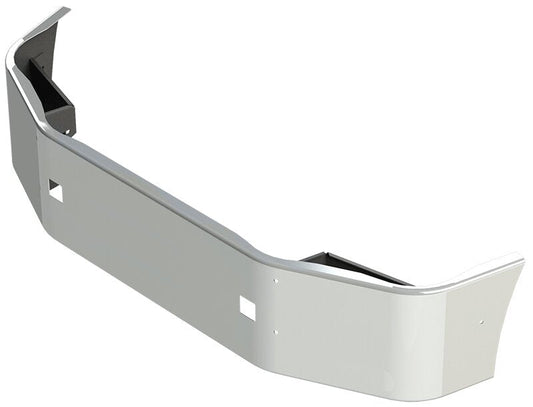 BUMPER FOR PETERBILT 386 SETBACK AXLE 2006-2015 18" SETBACK AXLE CHROME WITH TOW HOLE