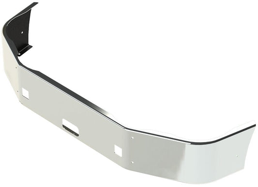 BUMPER FOR PETERBILT 386 SETBACK AXLE 2006-2015 12" TO 14" SETBACK AXLE CHROME