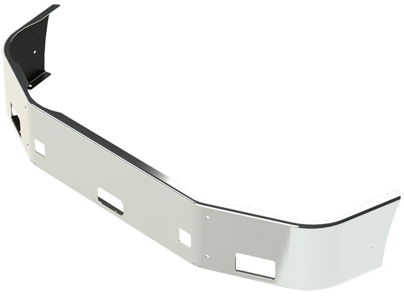 BUMPER FOR PETERBILT 386 SETBACK AXLE 2006-2015 12" TO 14" SETBACK AXLE CHROME