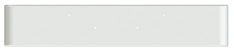 Bumper For KENWORTH, KW, W990, 2018-2026, 18", SQUARE ROLLED END, CHROME, MOUNTING HOLES ONLY, 7ga
