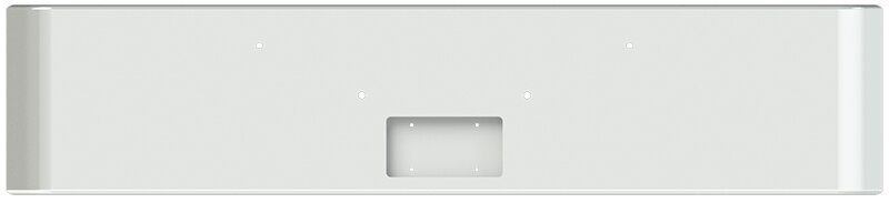 Bumper For KENWORTH, KW, W990, 2018-2026, 20", SQUARE ROLLED END, CHROME, MOUNTING HOLES ONLY, 10ga