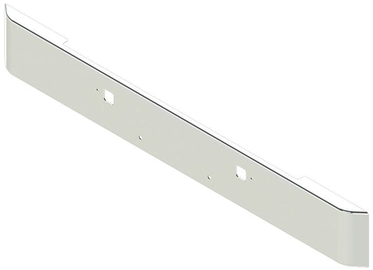 Bumper For KENWORTH, KW, W990, 2018-2026, 12", SQUARE HAND FORM, CHROME, TOW HOLES, 7ga