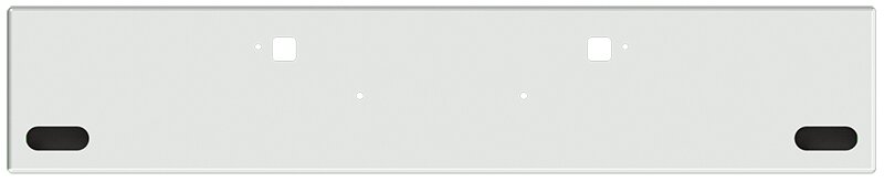 BUMPER FOR PETERBILT 365, 367, 388, 389, 567 2007-2022 18" BOXED END CHROME WITH TOW HOLE AND 2 OVAL HOLES