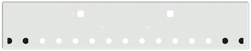Bumper For KENWORTH, KW, W990, 2018-2026, 18", BOXED END, CHROME, TOW HOLES, LIGHT HOLES, 7ga