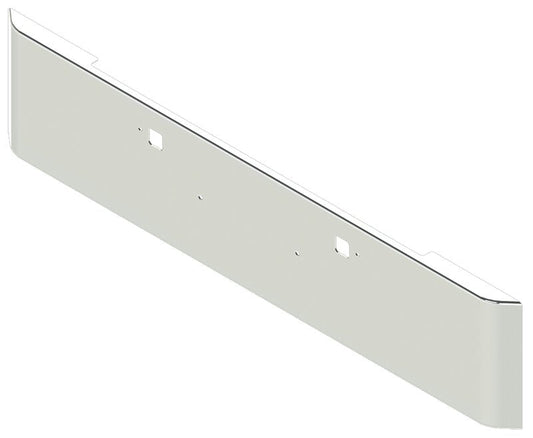 Bumper For KENWORTH, KW, W990, 2018-2026, 20", SQUARE ROLLED END, CHROME, TOW HOLES, 10ga
