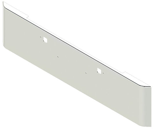 BUMPER FOR PETERBILT 365, 367, 388, 389, 567 2007-2022 22" SQUARE ROLLED END STAINLESS STEEL WITH TOW HOLE