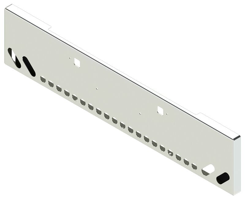 BUMPER FOR PETERBILT 365, 367, 388, 389, 567 2007-2022 20" BOXED END CHROME WITH TOW HOLE, LIGHT HOLES