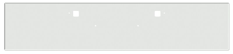 Bumper For KENWORTH, KW, W990, 2018-2026, 20", BOXED END, CHROME, TOW HOLES, 10ga